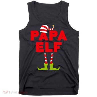 Papa Elf Matching Elf Papa Christmas Tank Top