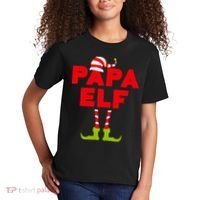 Papa Elf Matching Elf Papa Christmas Kids T-Shirt thumb 2