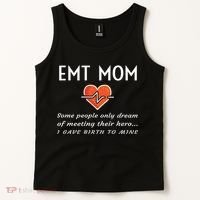 Proud Emt Mom Emergency Medical Technician Mother Quote Gift Tank Top thumb 2