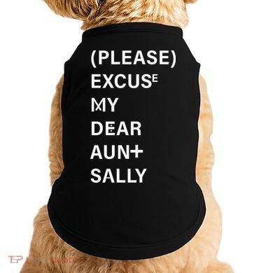 PEMDAS Please Excuse My Dear Aunt Sally Doggie Tank