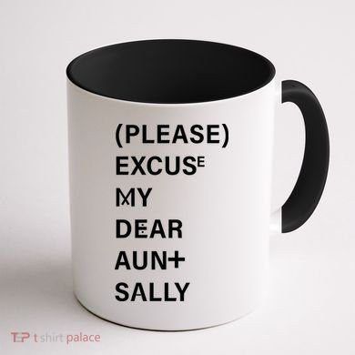 PEMDAS Please Excuse My Dear Aunt Sally Coffee Mug back