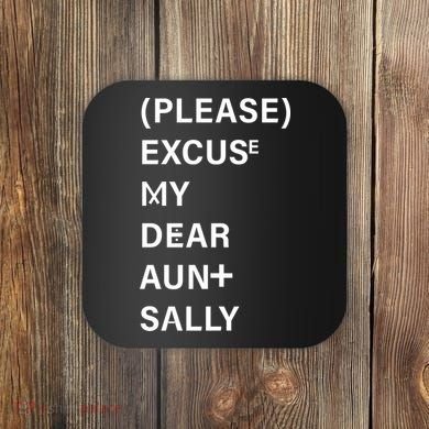 PEMDAS Please Excuse My Dear Aunt Sally Coaster