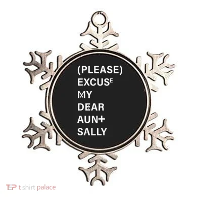 PEMDAS Please Excuse My Dear Aunt Sally Ornament