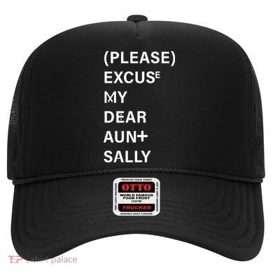 PEMDAS Please Excuse My Dear Aunt Sally Hat