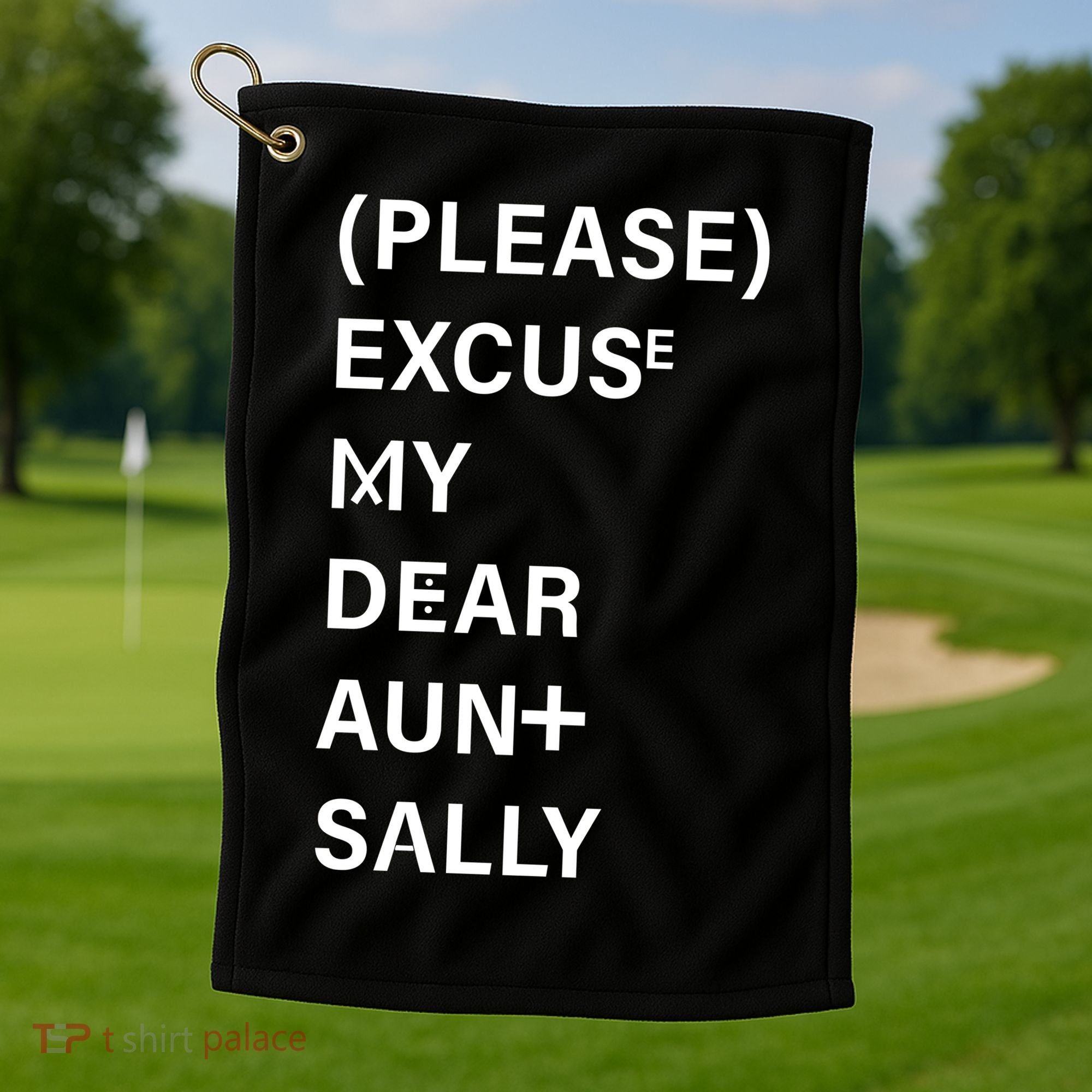 PEMDAS Please Excuse My Dear Aunt Sally Golf Towel