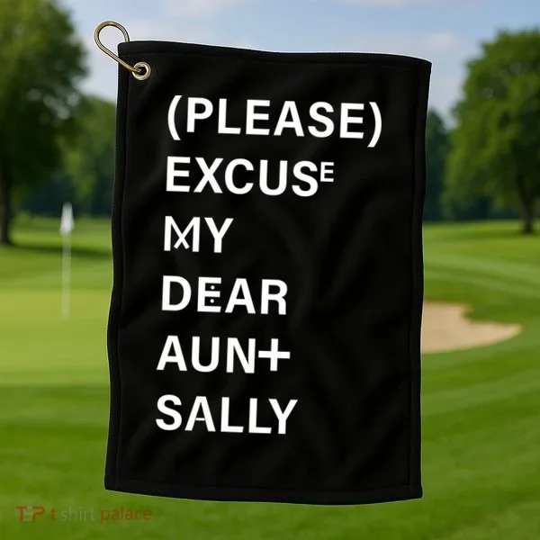 PEMDAS Please Excuse My Dear Aunt Sally Golf Towel