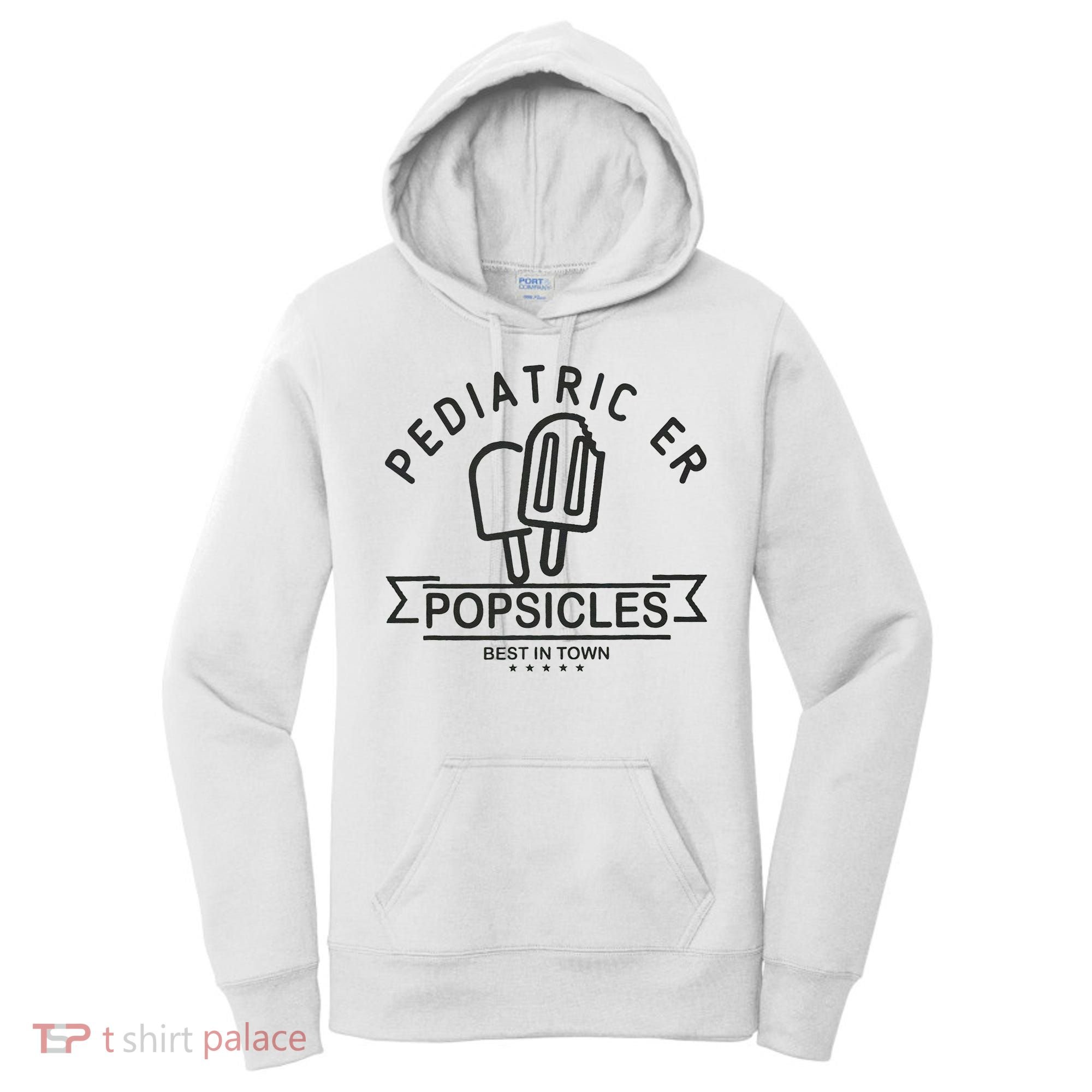 Pediatric Emergency Nurse Popsicle Funny ER ED Nurse Peds Rn Women's Hoodie