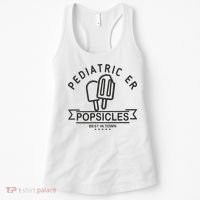 Pediatric Emergency Nurse Popsicle Funny ER ED Nurse Peds Rn Women's Tank Top thumb 0