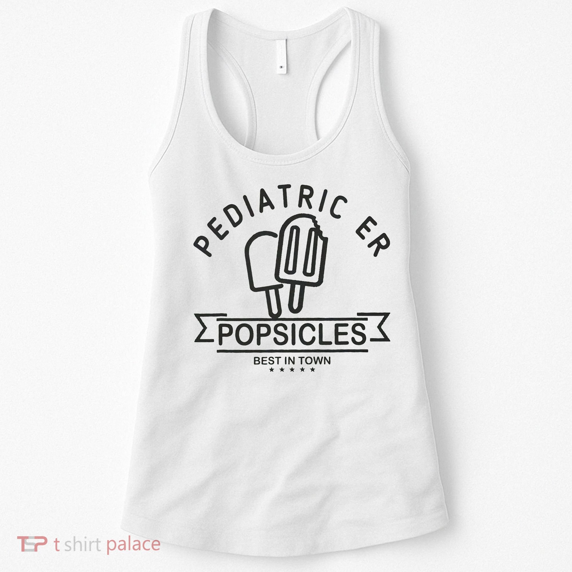 Pediatric Emergency Nurse Popsicle Funny ER ED Nurse Peds Rn Women's Tank Top