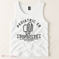 Pediatric Emergency Nurse Popsicle Funny ER ED Nurse Peds Rn Tank Top thumb 2