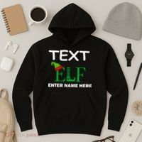 Personalize Elf Name Custom Family Matching Christmas Hoodie thumb 3