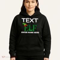 Personalize Elf Name Custom Family Matching Christmas Hoodie thumb 5