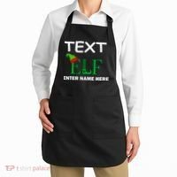 Personalize Elf Name Custom Family Matching Christmas Apron thumb 2