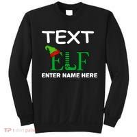 Personalize Elf Name Custom Family Matching Christmas Sweatshirt thumb 0