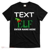 Personalize Elf Name Custom Family Matching Christmas T-Shirt thumb 0