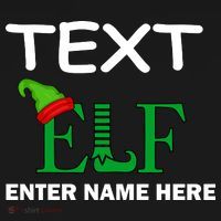 Personalize Elf Name Custom Family Matching Christmas T-Shirt thumb 7