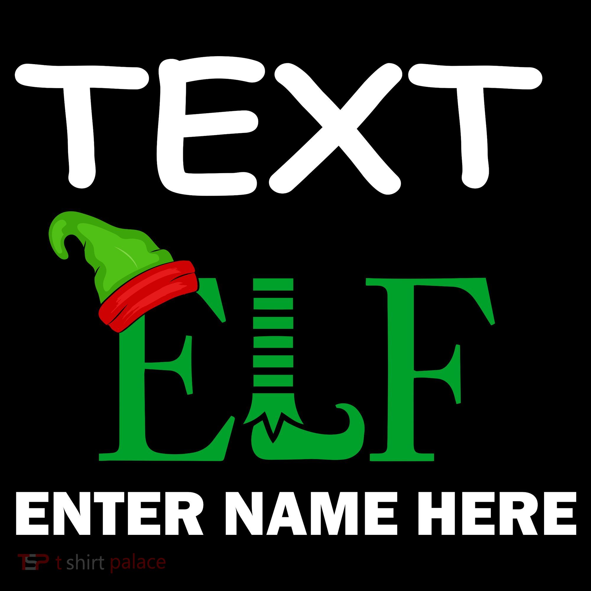 Personalize Elf Name Custom Family Matching Christmas Women's Hoodie