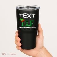 Personalize Elf Name Custom Family Matching Christmas Tumbler thumb 2
