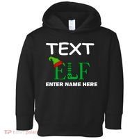 Personalize Elf Name Custom Family Matching Christmas Toddler Hoodie thumb 0