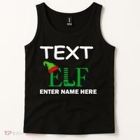 Personalize Elf Name Custom Family Matching Christmas Tank Top thumb 2