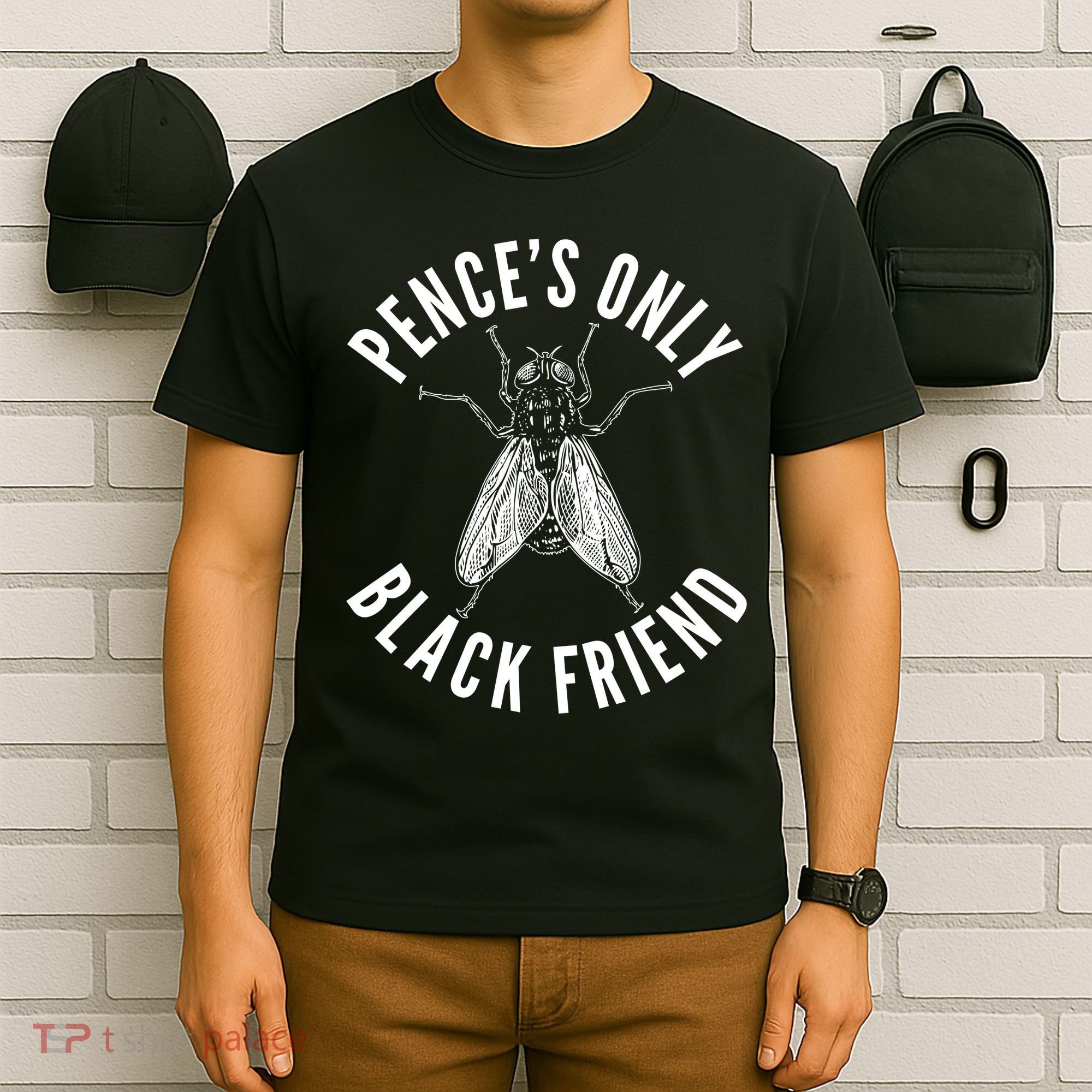 Pence's Only Black Friend Mike Pence Debate Fly T-Shirt