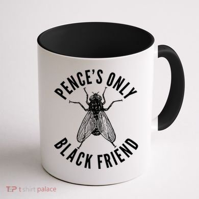 Pence's Only Black Friend Mike Pence Debate Fly Coffee Mug back
