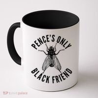 Pence's Only Black Friend Mike Pence Debate Fly Coffee Mug thumb 0