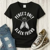 Pence's Only Black Friend Mike Pence Debate Fly Women's T-Shirt thumb 3