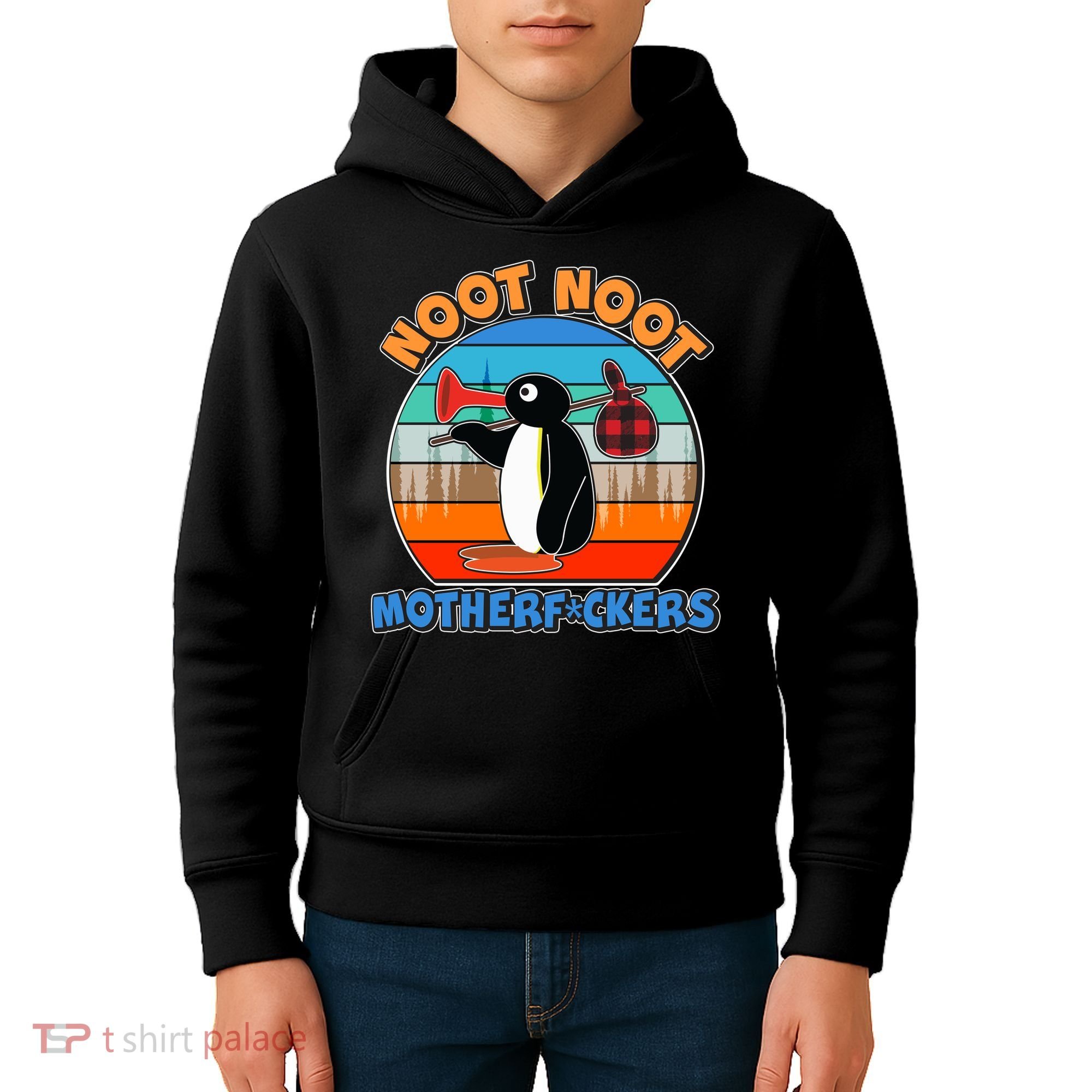 Pengu Noot Noot MotherF*ckers Kids Hoodie