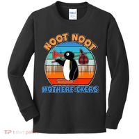 Pengu Noot Noot MotherF*ckers Kids Long Sleeve Shirt thumb 0