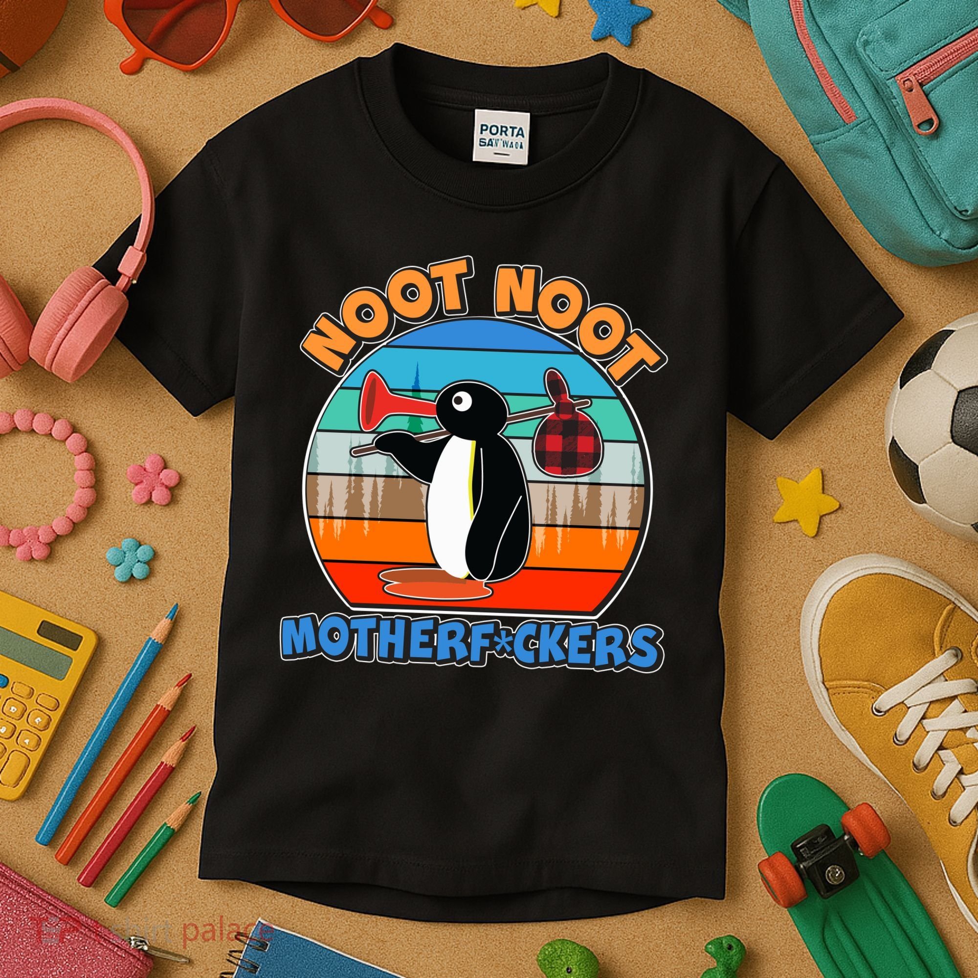 Pengu Noot Noot MotherF*ckers Kids T-Shirt
