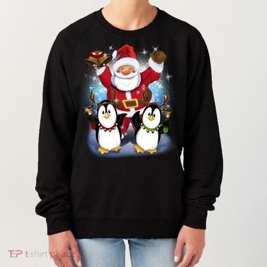 Penguin Dance With Santa Women's Sweatshirt
