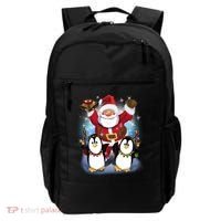 Penguin Dance With Santa Backpack thumb 0