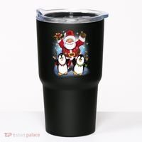 Penguin Dance With Santa Tumbler thumb 0