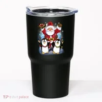 Penguin Dance With Santa Tumbler thumb 0
