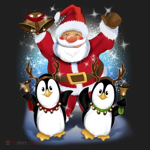 Penguin Dance With Santa Tumbler