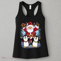 Penguin Dance With Santa Women's Tank Top thumb 3
