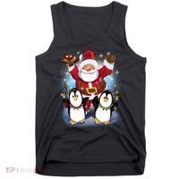 Penguin Dance With Santa Tank Top thumb 0