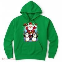 Penguin Dance With Santa Hoodie thumb 0