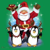Penguin Dance With Santa Long Sleeve Shirt thumb 2
