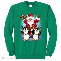 Penguin Dance With Santa Sweatshirt thumb 0