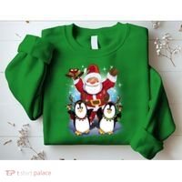 Penguin Dance With Santa Sweatshirt thumb 2