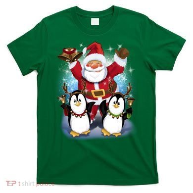 Penguin Dance With Santa T-Shirt