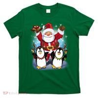 Penguin Dance With Santa T-Shirt thumb 0