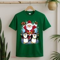 Penguin Dance With Santa T-Shirt thumb 2