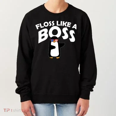 Penguin Floss Like A Boss Women's Sweatshirt