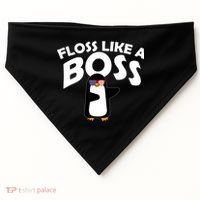 Penguin Floss Like A Boss USA-Made Doggie Bandana thumb 0