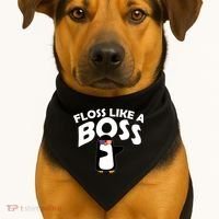 Penguin Floss Like A Boss USA-Made Doggie Bandana thumb 1