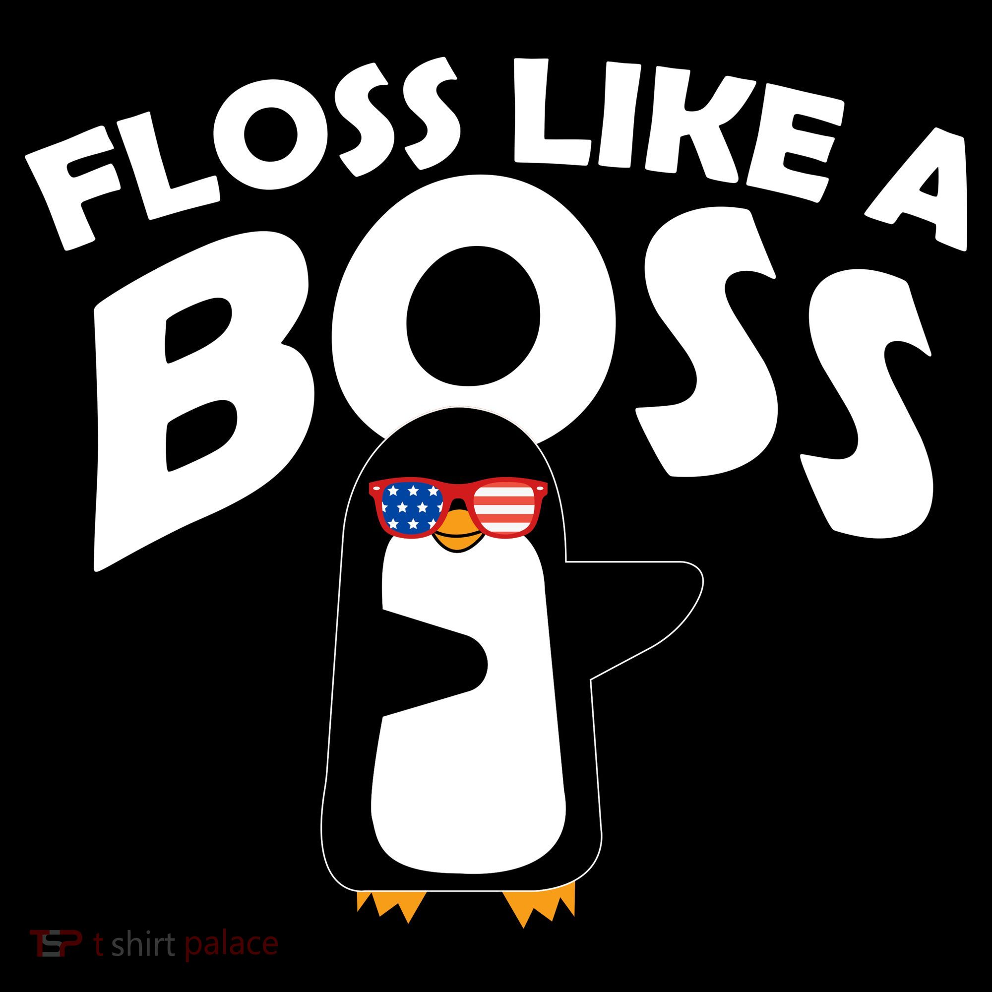 Penguin Floss Like A Boss USA-Made Doggie Bandana