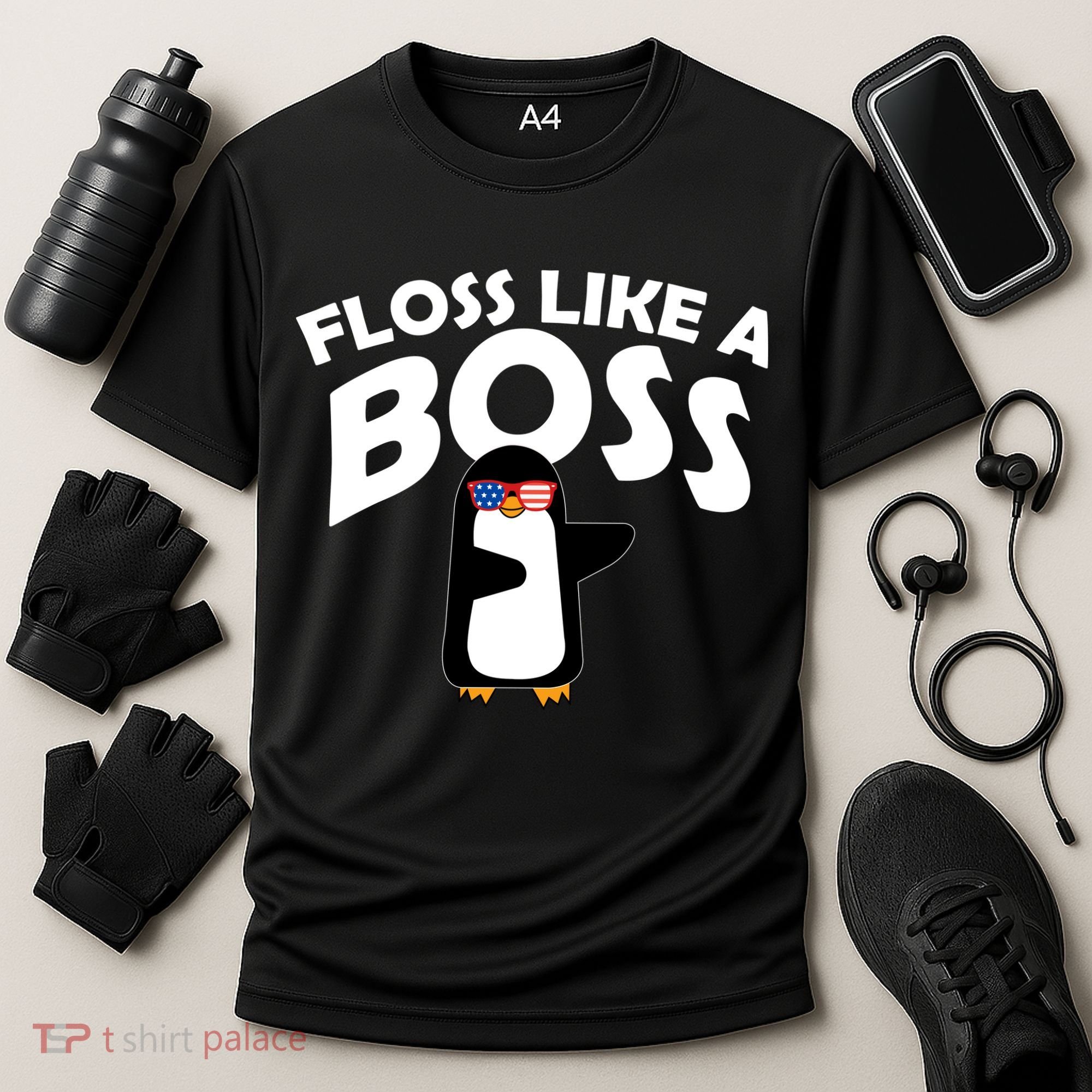 Penguin Floss Like A Boss Cooling Performance Crew T-Shirt